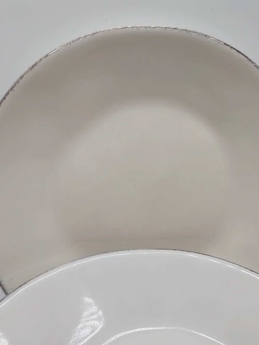 Crate & Barrel Marin White Appetizer Plate